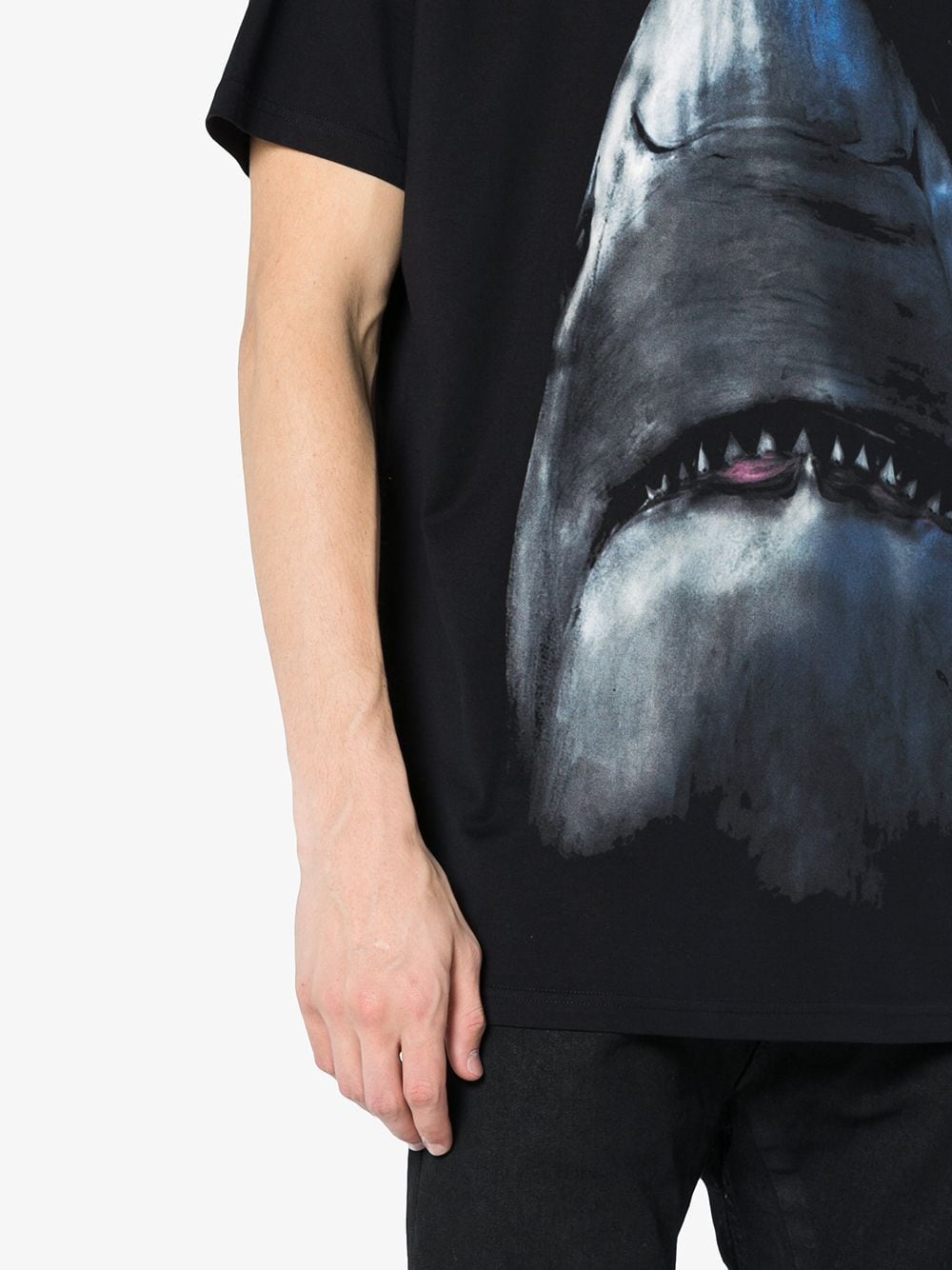 фото Givenchy футболка свободного кроя с акулой