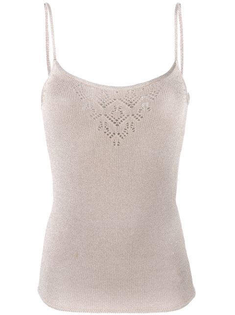 ARMANI COLLEZIONI Knit Cami Top | ModeSens