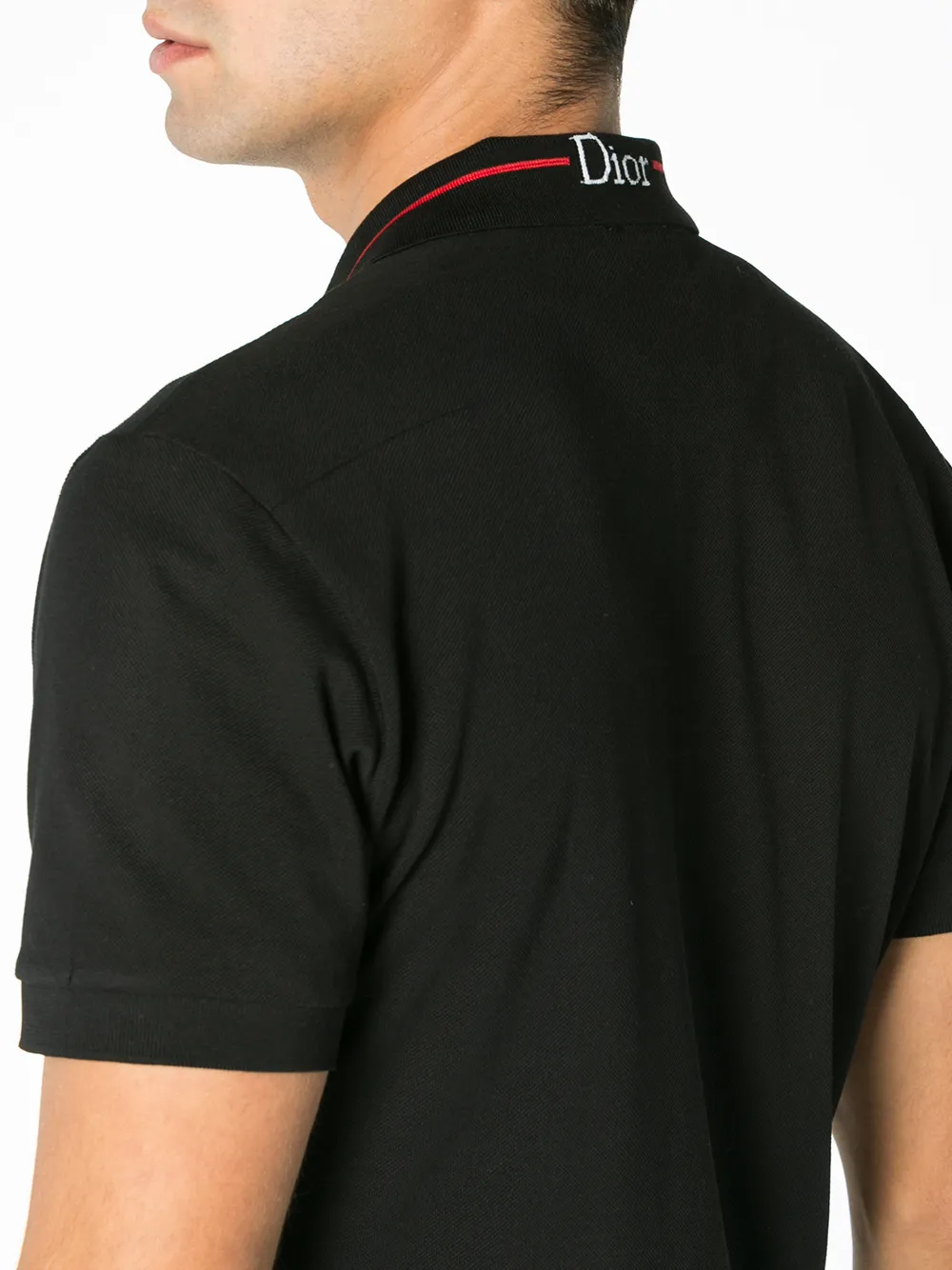 dior homme logo短袖polo衫