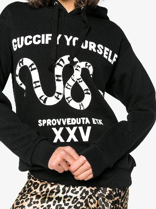 Guccify Yourself印花连帽衫展示图