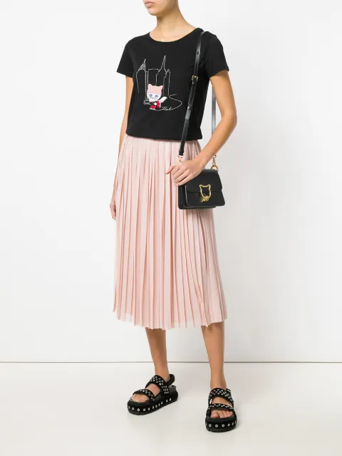 Karl Lagerfeld Cat Lock Cross Body Bag Farfetch