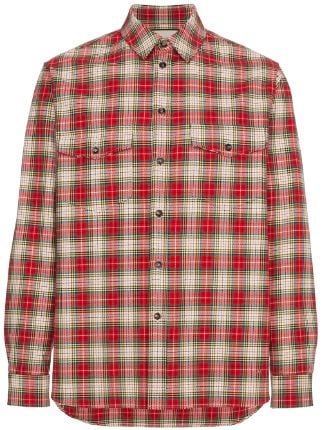 gucci plaid shirts & tops