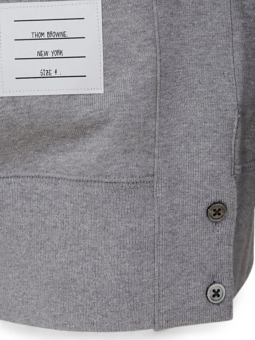 Thom Browne Classic Loopback 4-Bar Sweatshirt | Grey | FARFETCH
