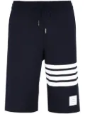 Thom Browne Engineered 4-Bar jersey track shorts - Blue