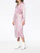 Nanushka Ezra satin wrap around dress