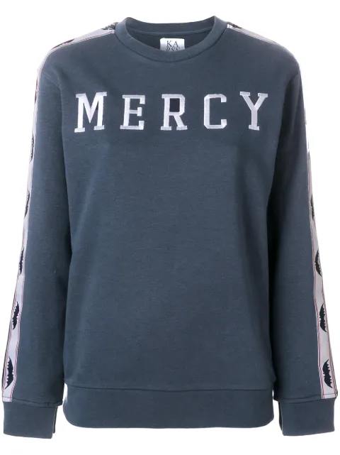 ZOE KARSSEN MERCY EMBROIDERED SWEATSHIRT,SS1811090272IND12478760