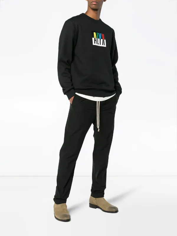 関税込【1017 ALYX 9SM】Black Crewneck Logo Graphic Sweater 1017 ALYX 9SM Black Crewneck Sweater 1017 ALYX 9SM