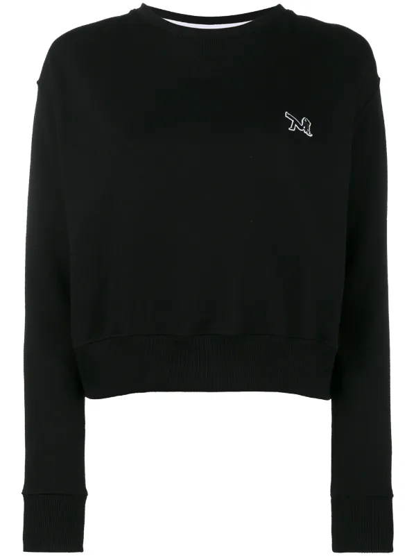 calvin klein black crew neck sweatshirt