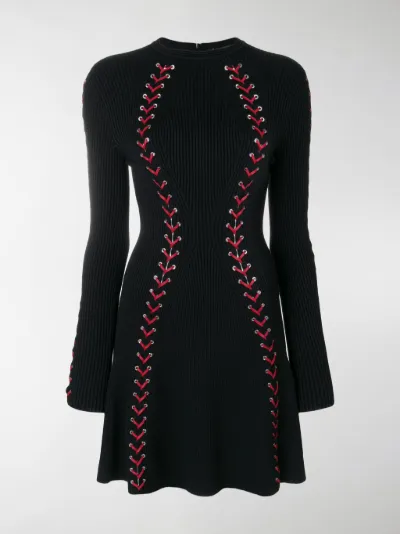 Alexander McQueen bouclé knit mini 