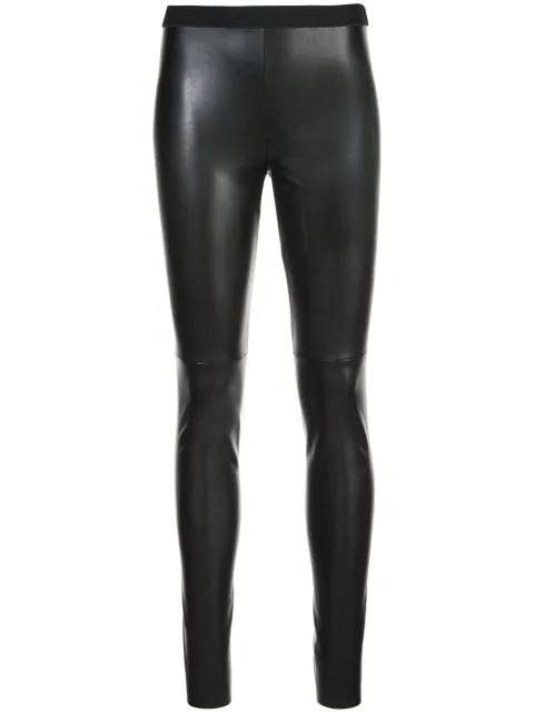 MARCCAIN leather-look leggings