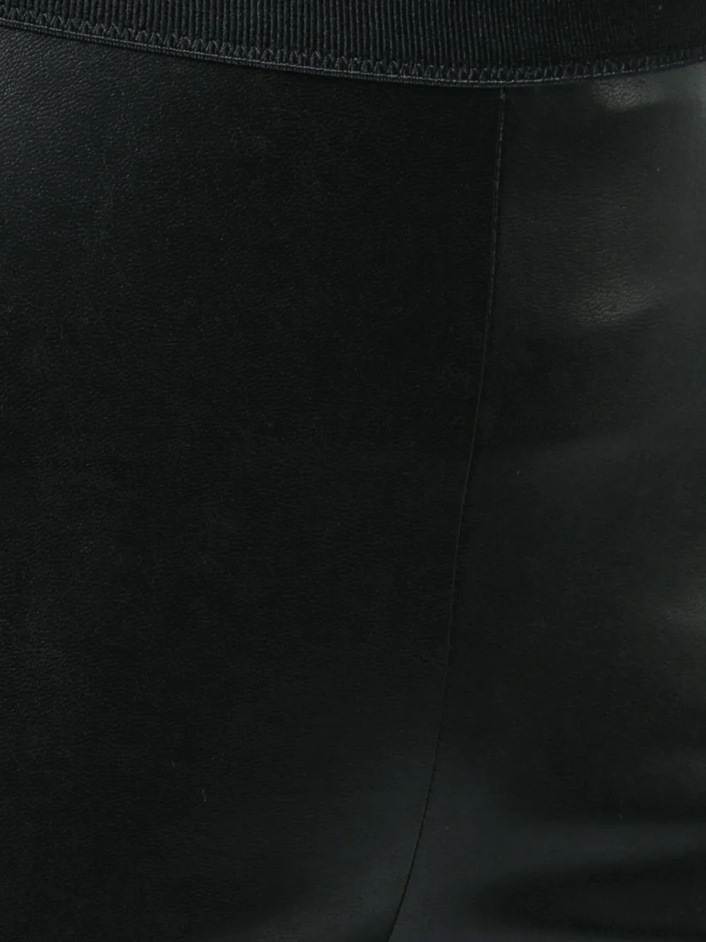 MARCCAIN leather-look leggings Zwart
