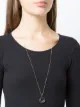 Image 2 of Loquet Diamond Linked Heart Charm necklace