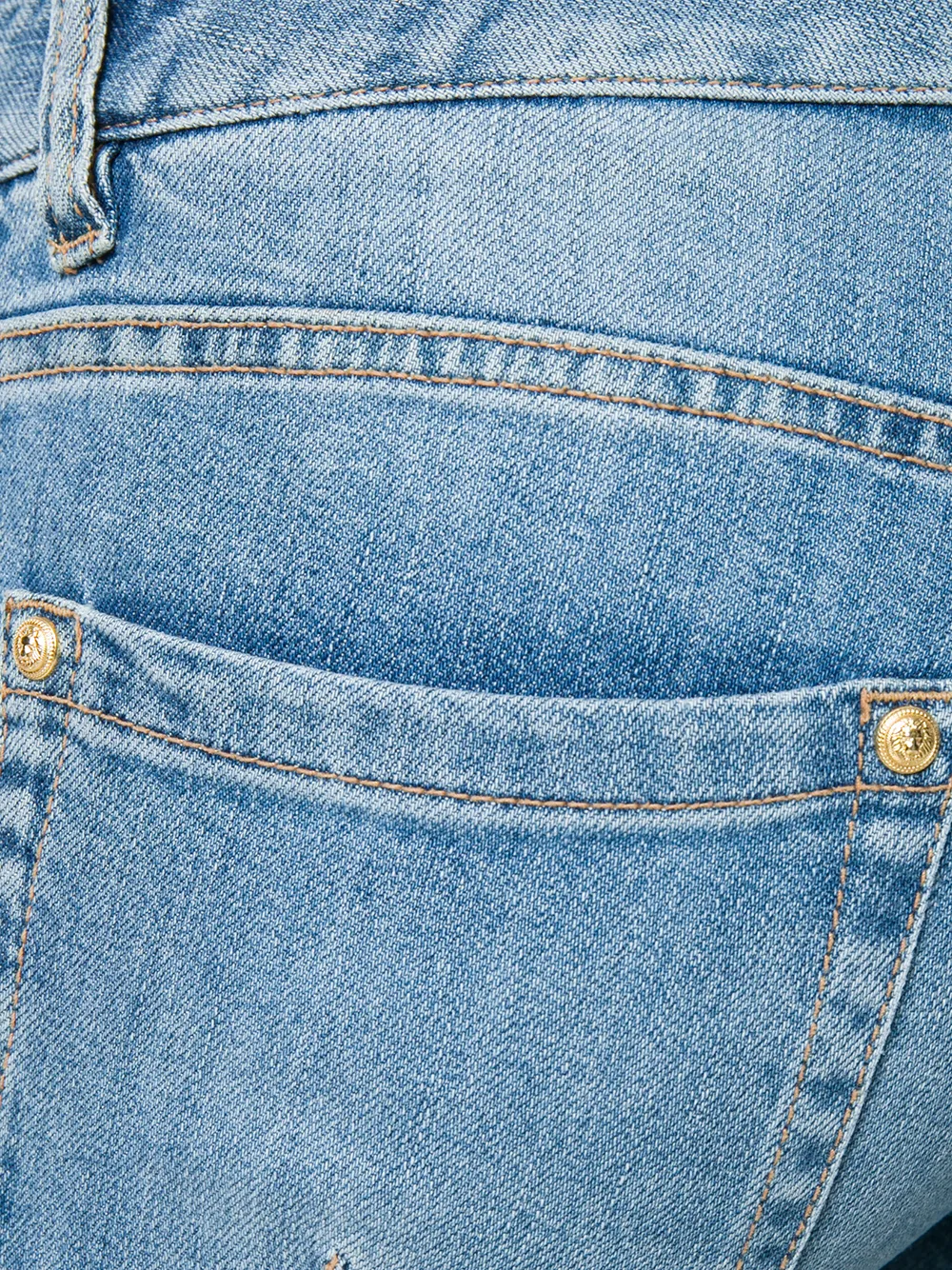 Balmain skinny biker jeans Blauw