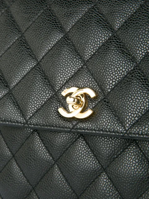 CHANEL Pre-Owned quilted CC handbag HANDCAVIAR - 3