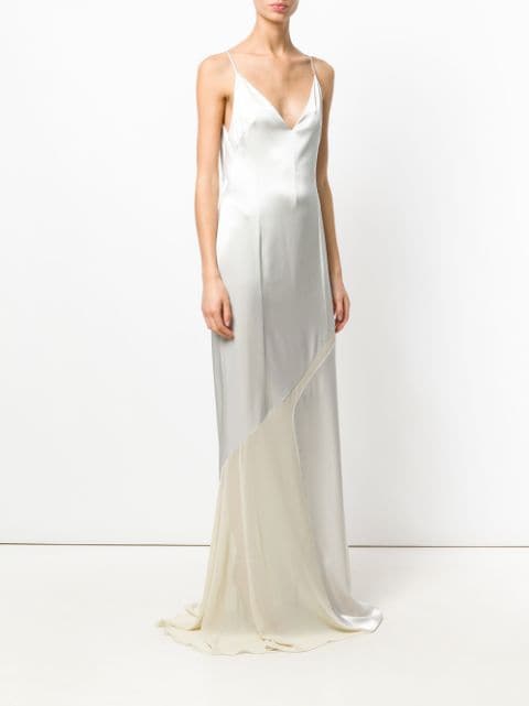 Galvan Salinas V-neck dress $738 - Buy Online - Mobile Friendly, Fast ...