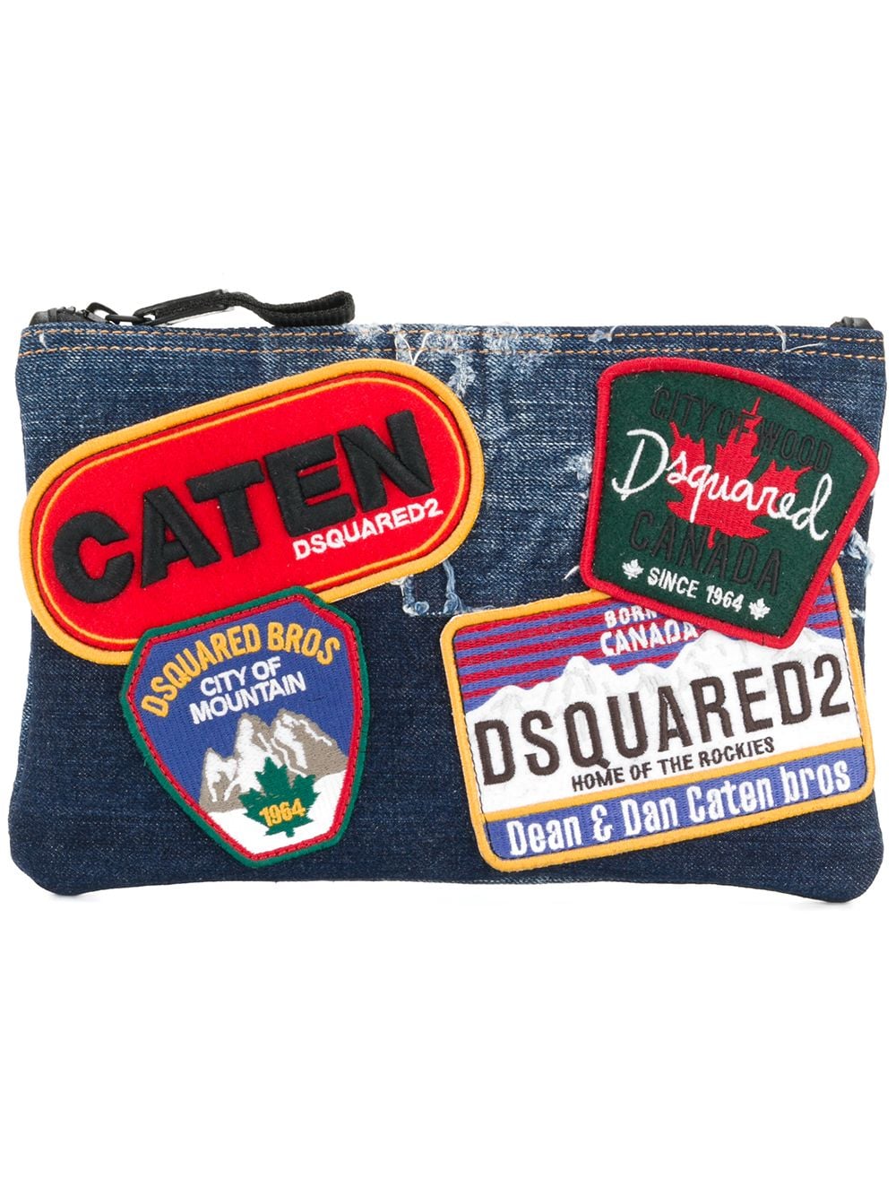 dsquared2 denim clutch