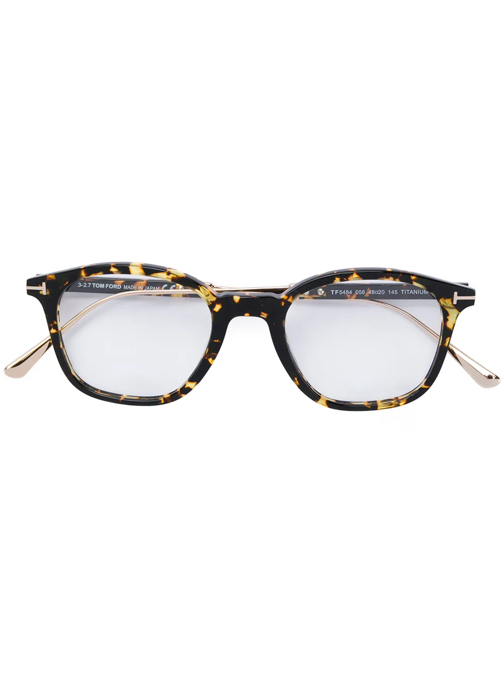 TOM FORD Eyewear очки в оправе с эффектом черепашьего панциря
