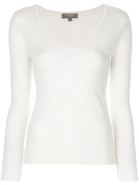 N.Peal superfine V-neck jumper