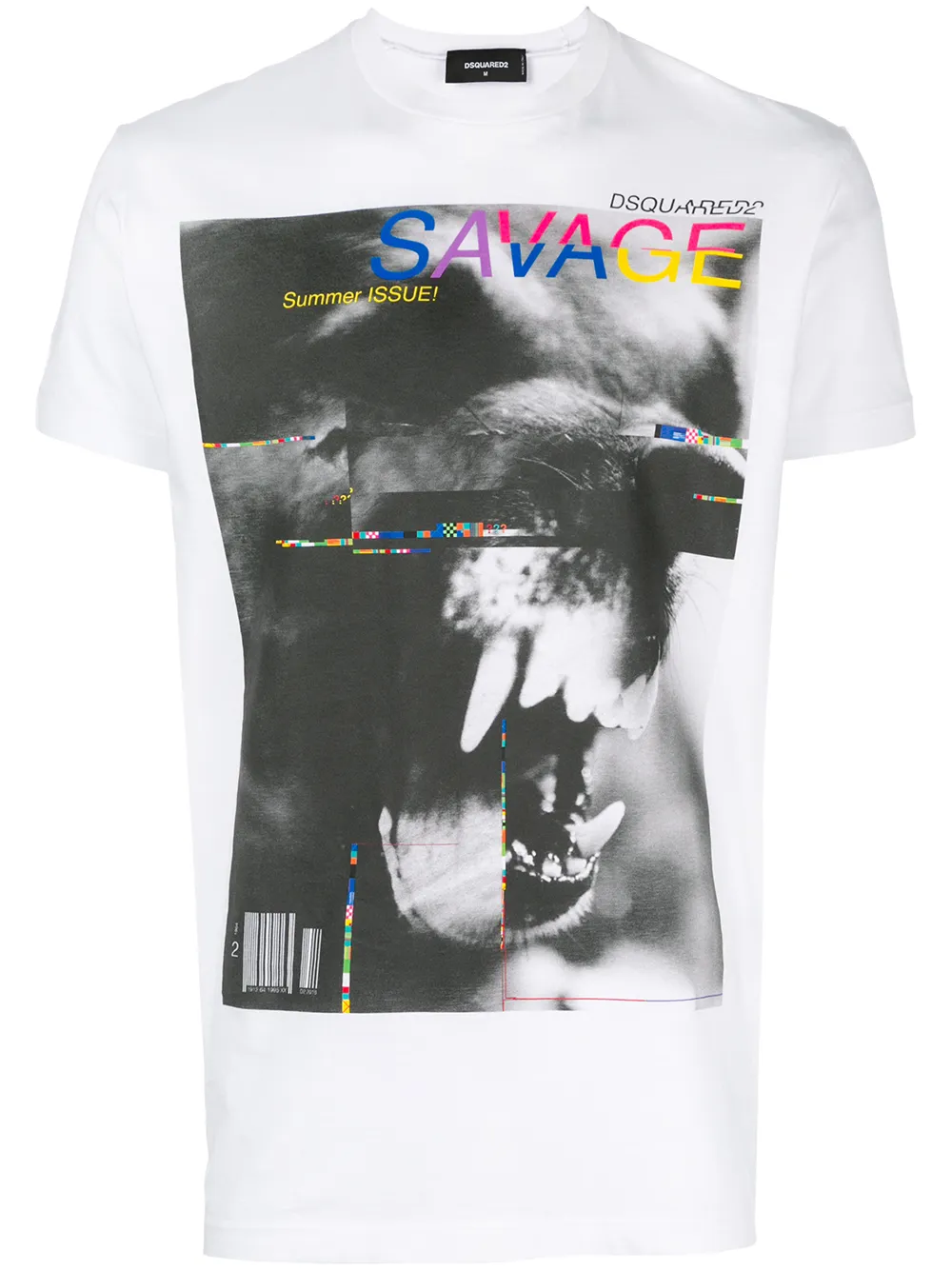 DSQUARED2 T-shirt con stampa grafica - Bianco