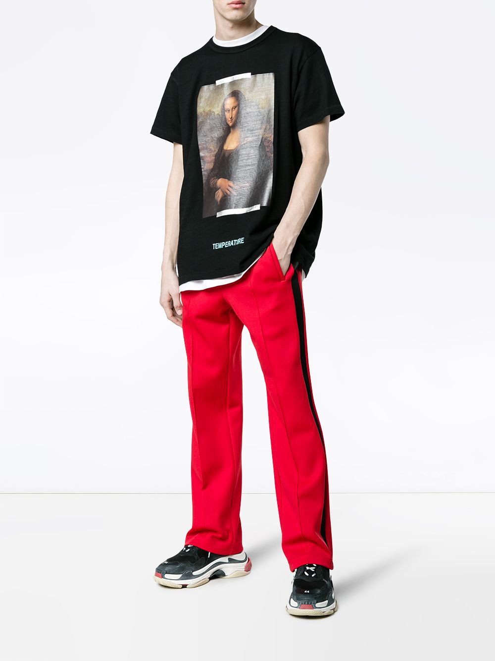 Off-White Mona Lisa T Shirt Zwart