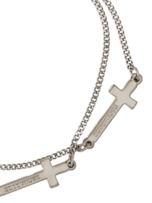 Dsquared2 ディースクエアード クロスチャーム ブレスレット - FARFETCH