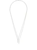 DSQUARED2 double cross necklace - Metallic