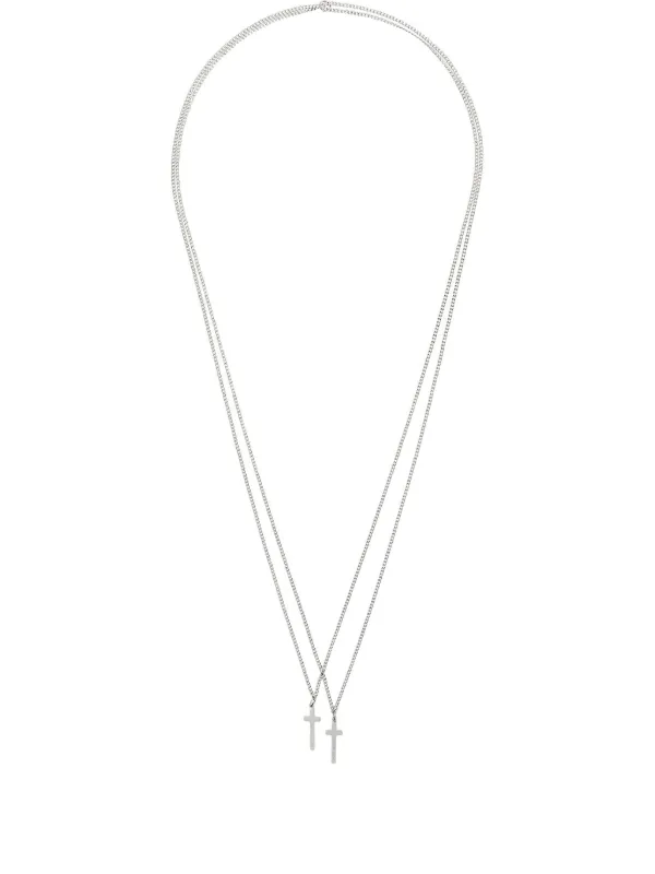 Dsquared2 ディースクエアード ダブルクロス ネックレス - FARFETCH