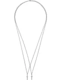 DSQUARED2 double cross necklace - Metallic