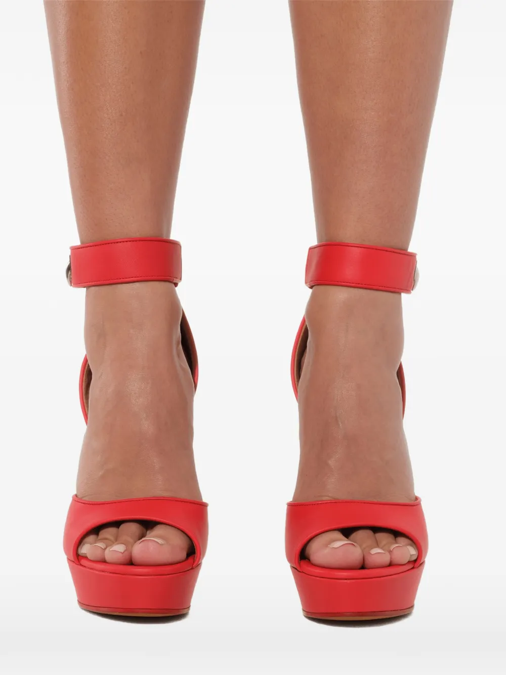 Givenchy Shark Lock sandals Rood