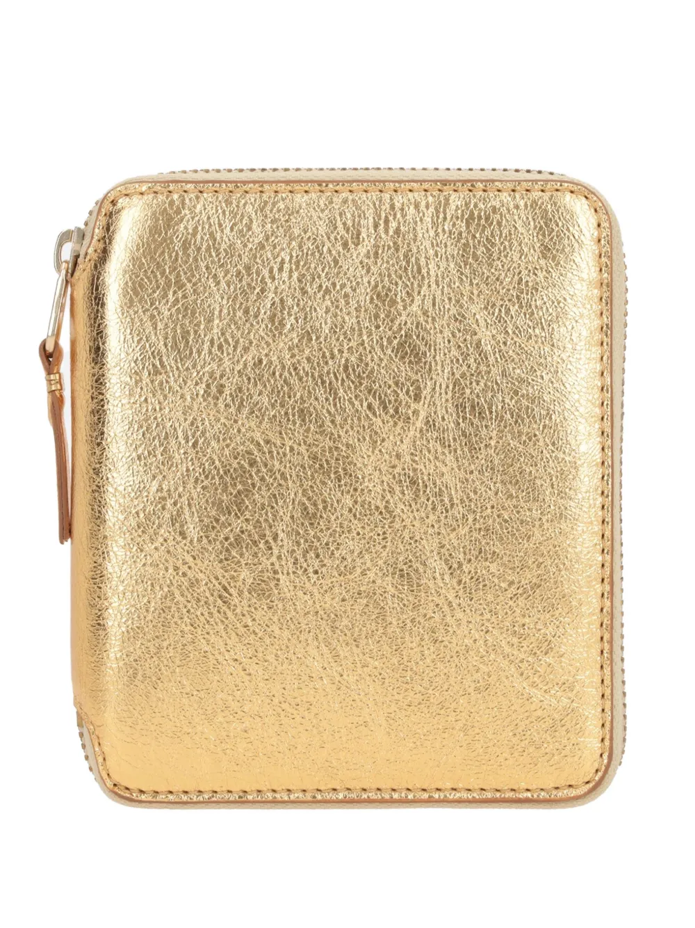 Comme Des Garçons all-around zip fastening wallet | Gold | Image 1