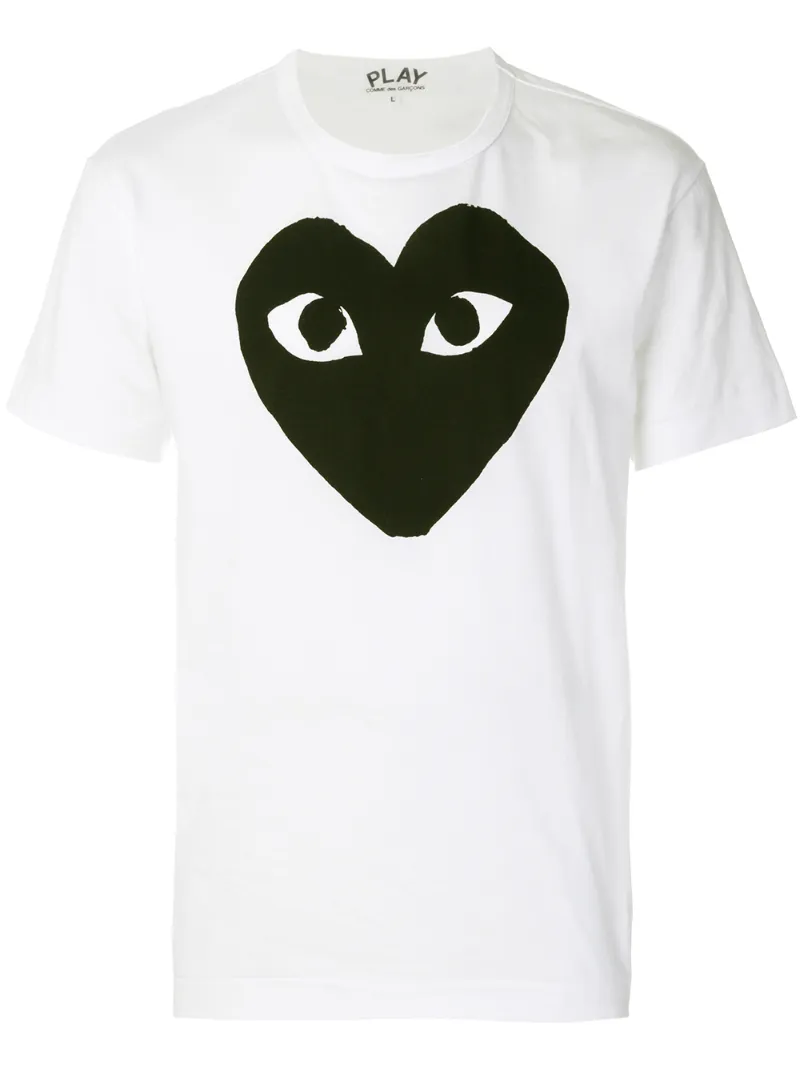 футболка с принтом сердца Comme Des Garçons Play