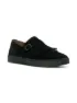 santoni leather slippers