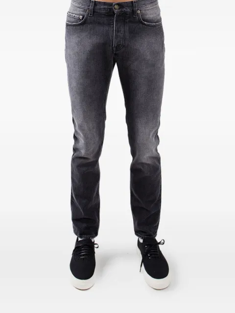Harmony Paris faded-effect cotton jeans