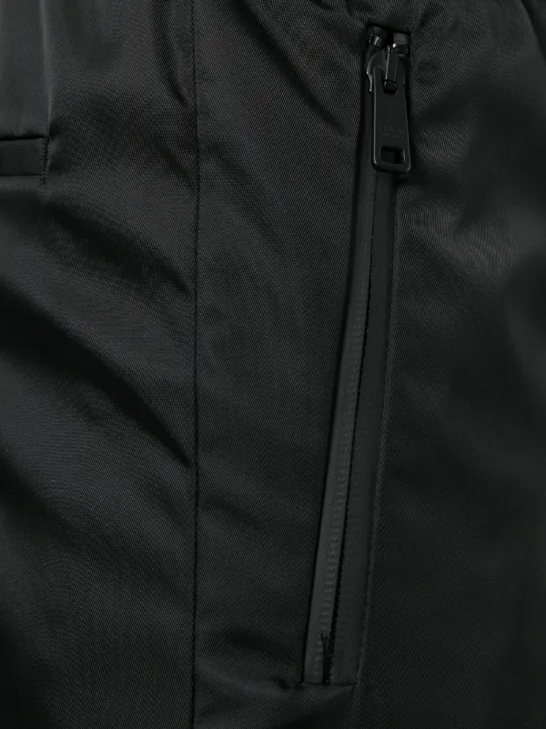 prada rubber tag track pants