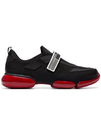 Prada touch strap fastening sneakers 