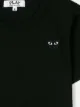 Comme Des Garçons Play Kids تيشيرت بشعار مطرز