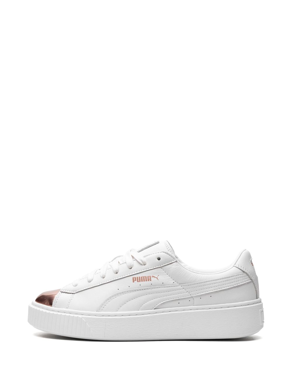 PUMA Basket flatform leather sneakers WOMEN