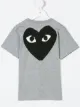 الصورة 2 من Comme Des Garçons Play Kids تيشيرت بطبعة