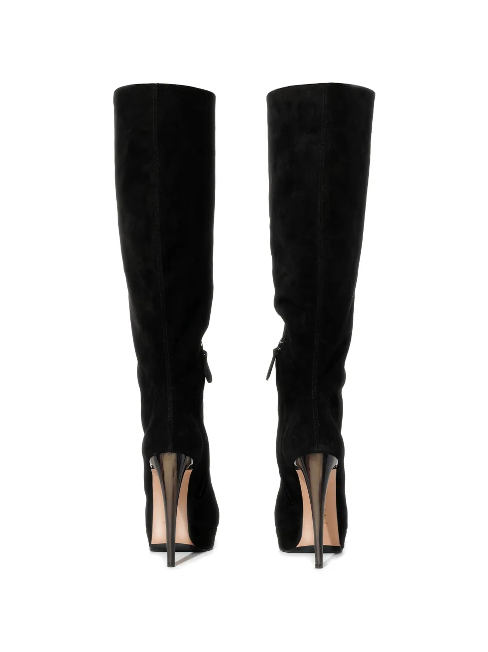 Alexander McQueen Horn Heel boots Zwart