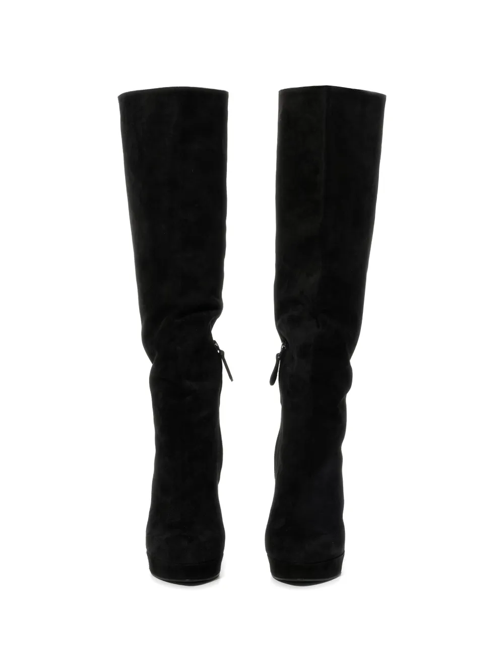 Alexander McQueen Horn Heel boots Zwart