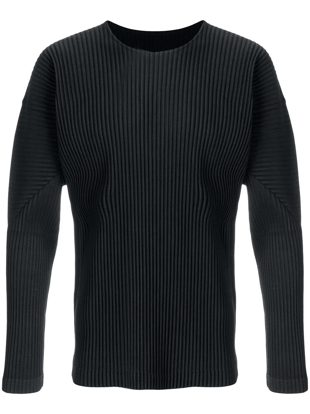 

Homme Plissé Issey Miyake pleated long-sleeve top - Black