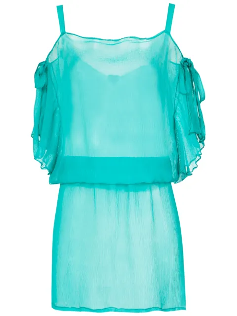 Amir Slama silk beach cover-up