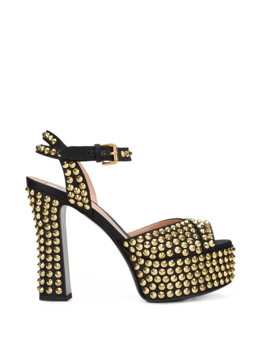 Moschino studded platform sandals - Nero