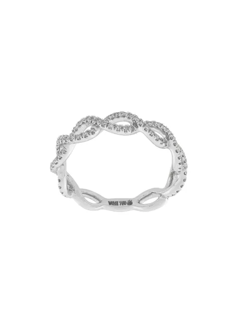 Wouters & Hendrix Gold Diamond Ribbon ring
