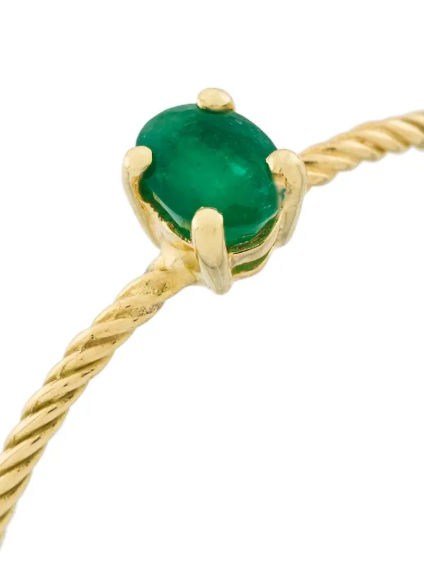 WOUTERS & HENDRIX グリーンストーンリング Wouters & Hendrix Gold エメラルド リング 通販 - FARFETCH