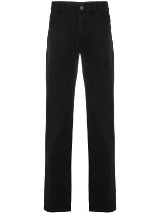 raf simons tape jeans