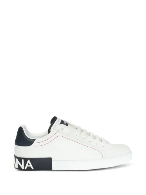 Dolce & Gabbana Portofino leather sneakers