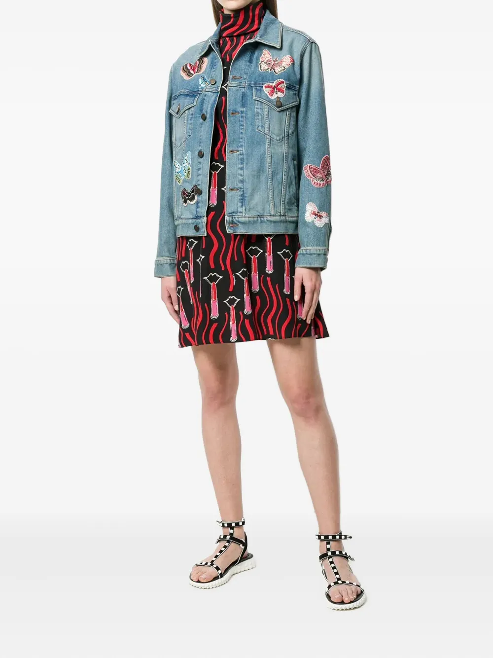Valentino Garavani embroidered denim jacket | Denim Jackets | Image 2
