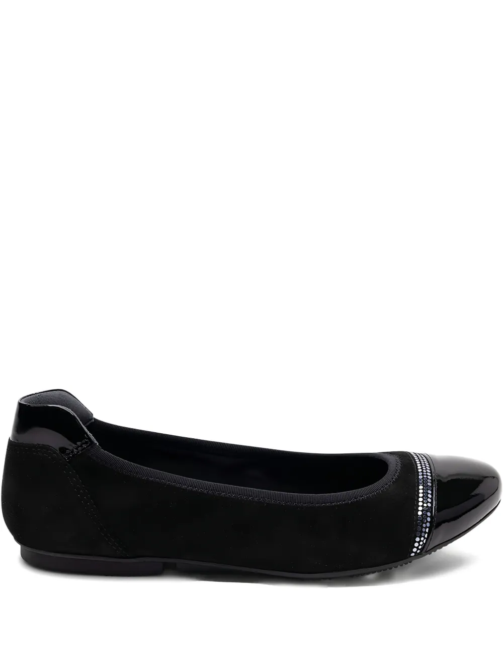 Hogan Ballerine con punta di paillettes - Nero