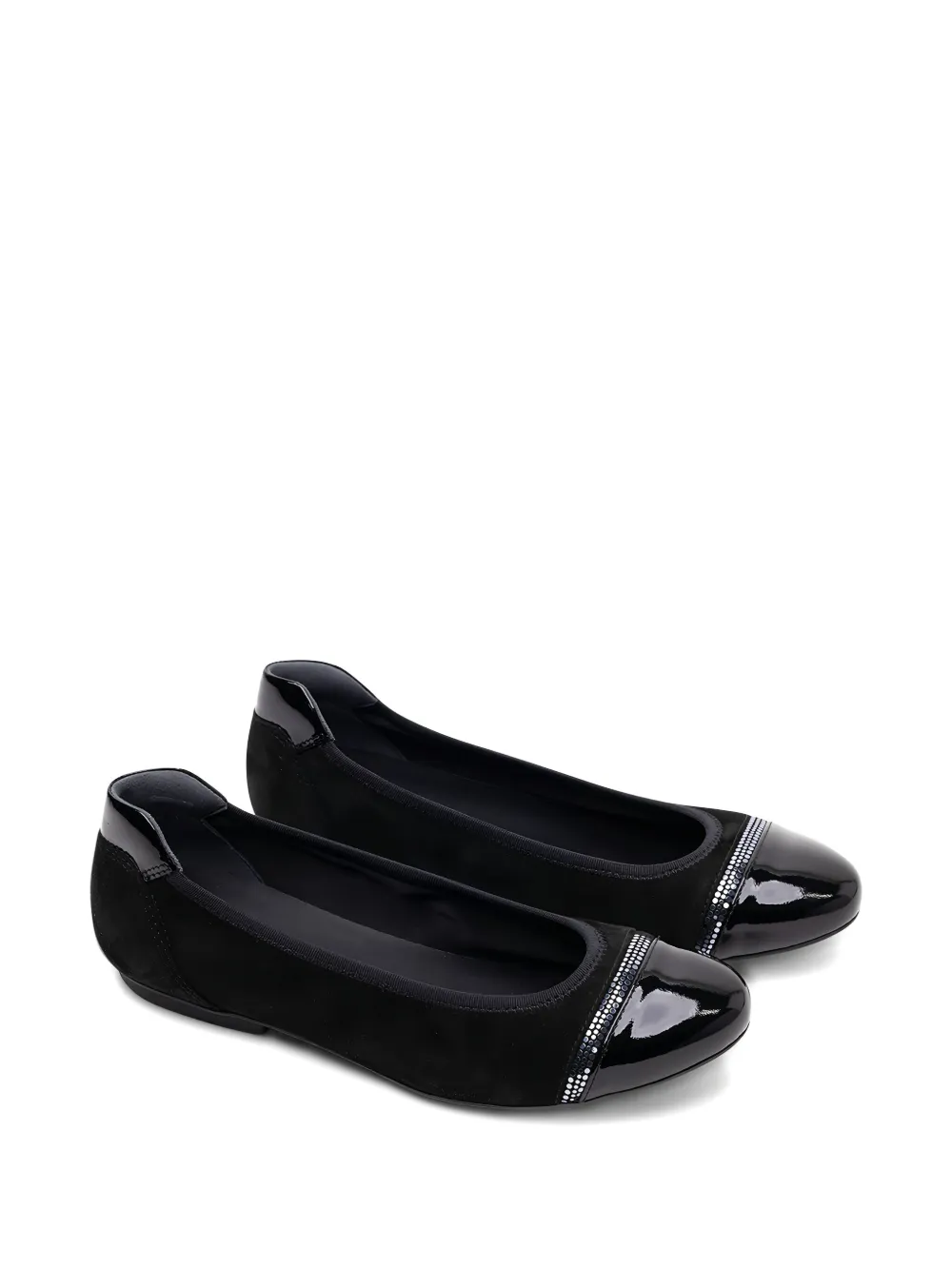 Hogan sequin front ballerinas Zwart